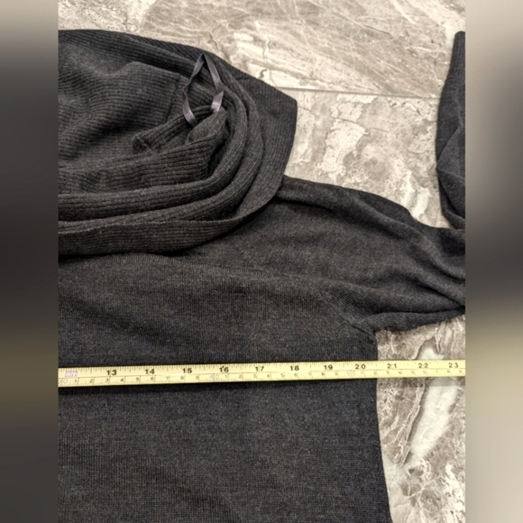 Cynthia Rowley extra fine merino wool side zipper midi sweaterdress XL soft - Picture 7 of 7